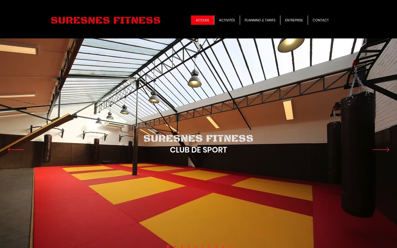 Apercu du site Suresnes Fitness