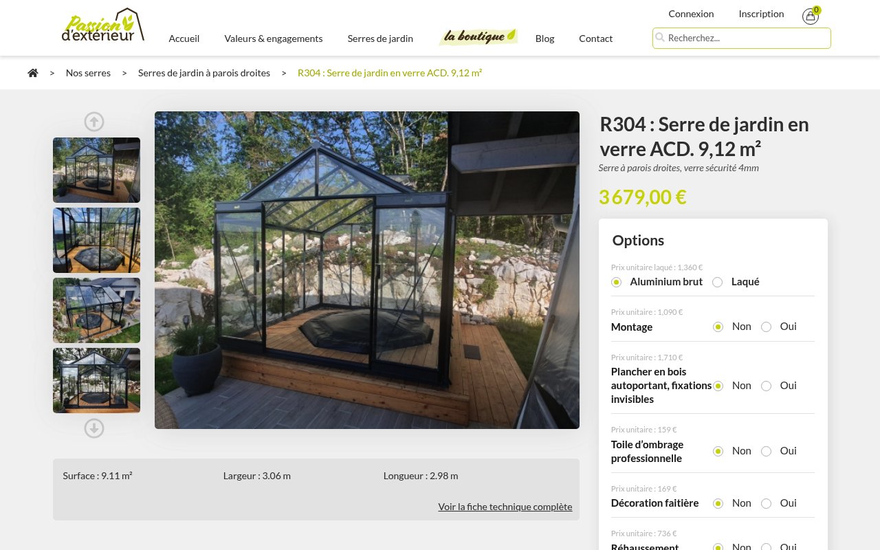 Apercu du site Passion Extérieur