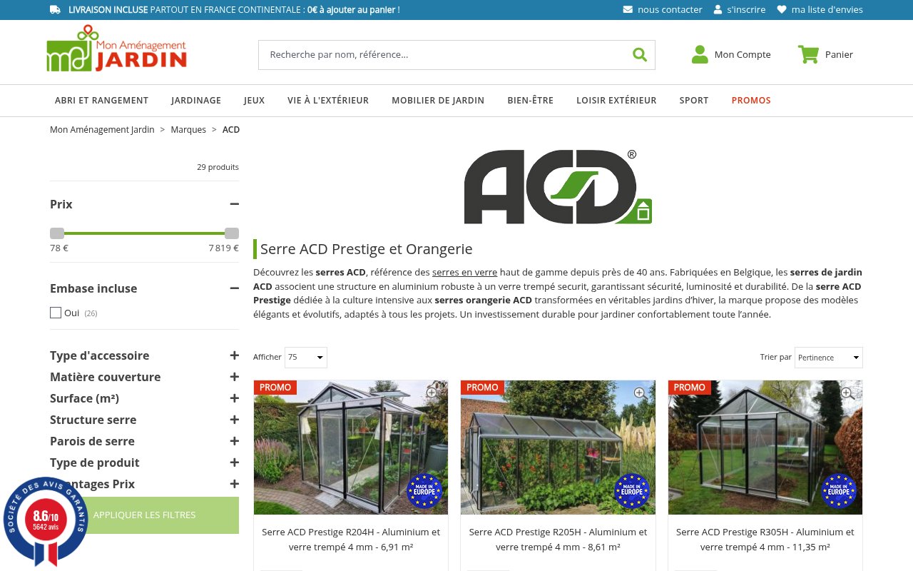 Apercu du site Mon Aménagement Jardin