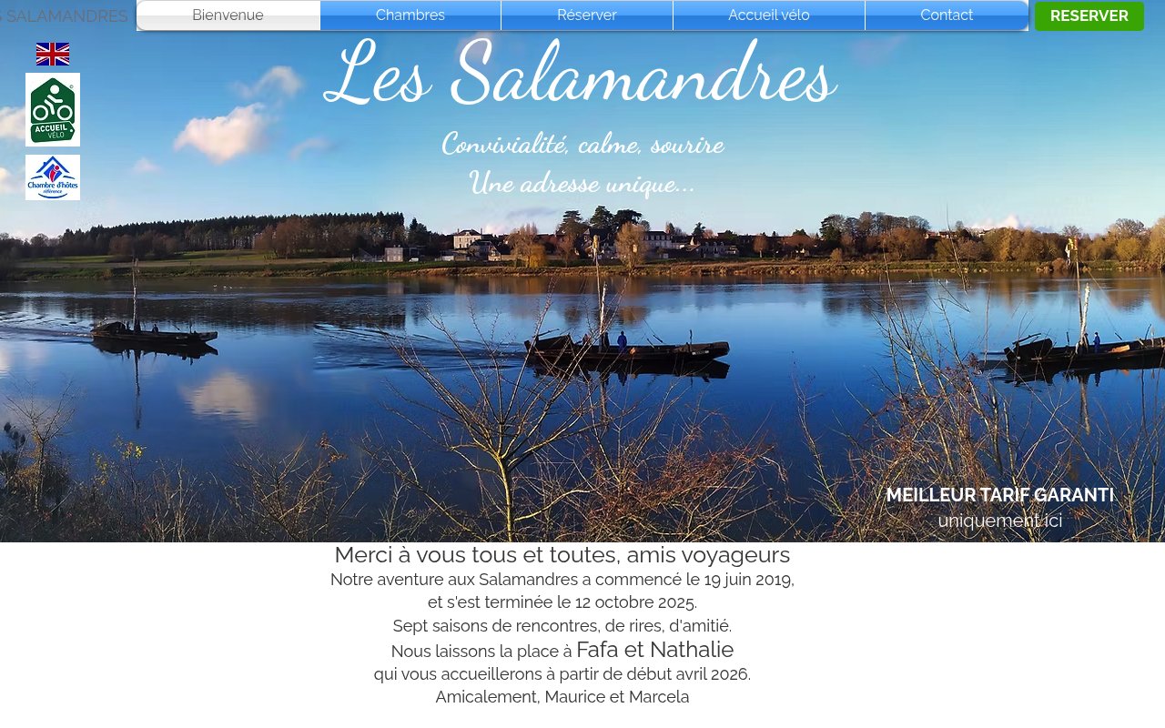 Top 9 meilleures chambres d'hôtes à Chambord : le classement 2026 8 Apercu du site Les Salamandres