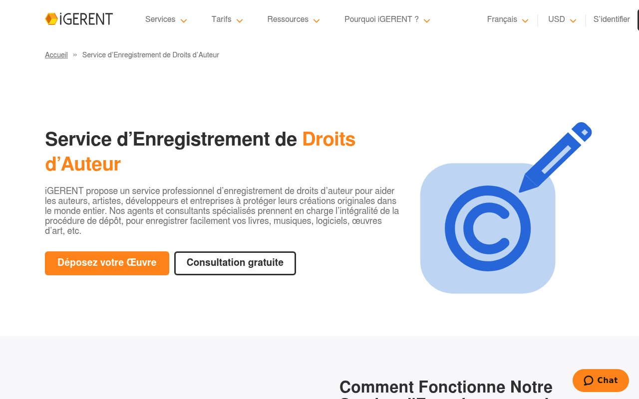 Apercu du site iGERENT