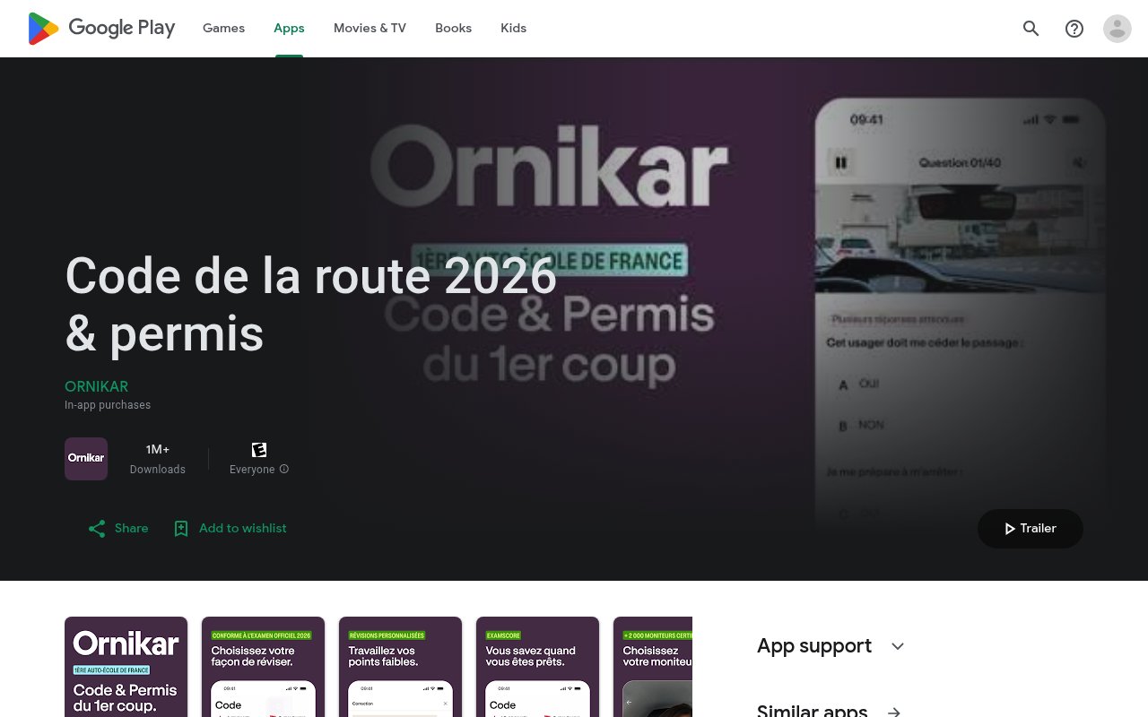 Apercu du site Ornikar