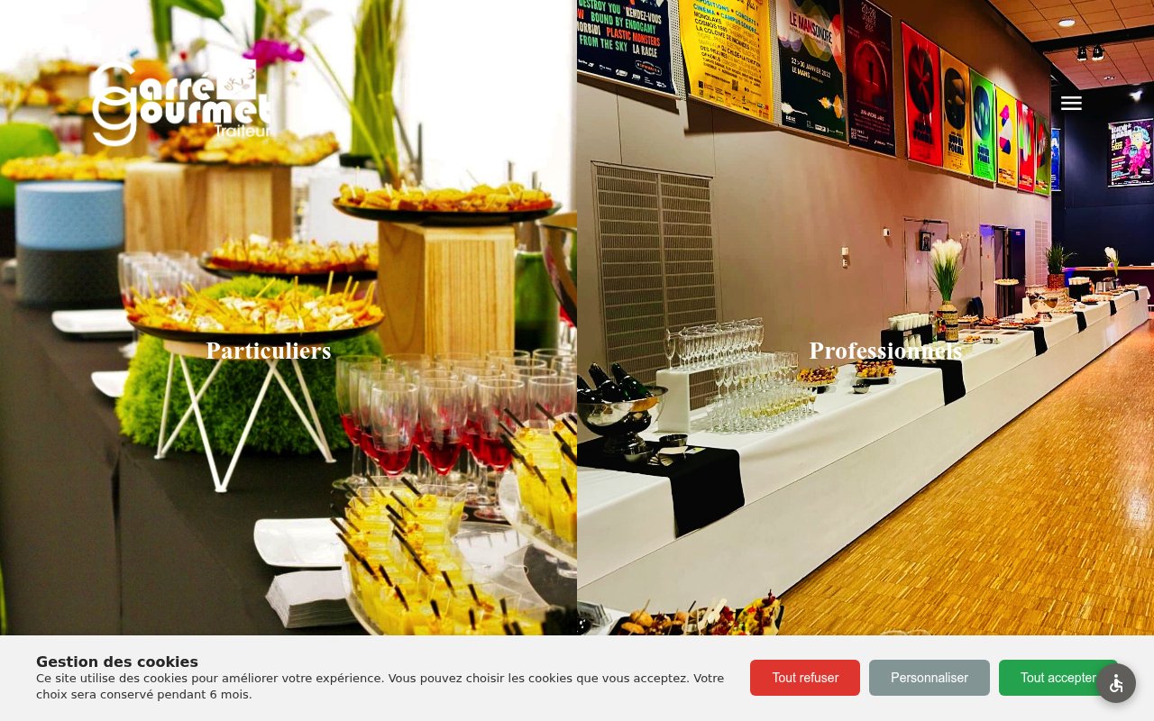 Apercu du site Carré Gourmet