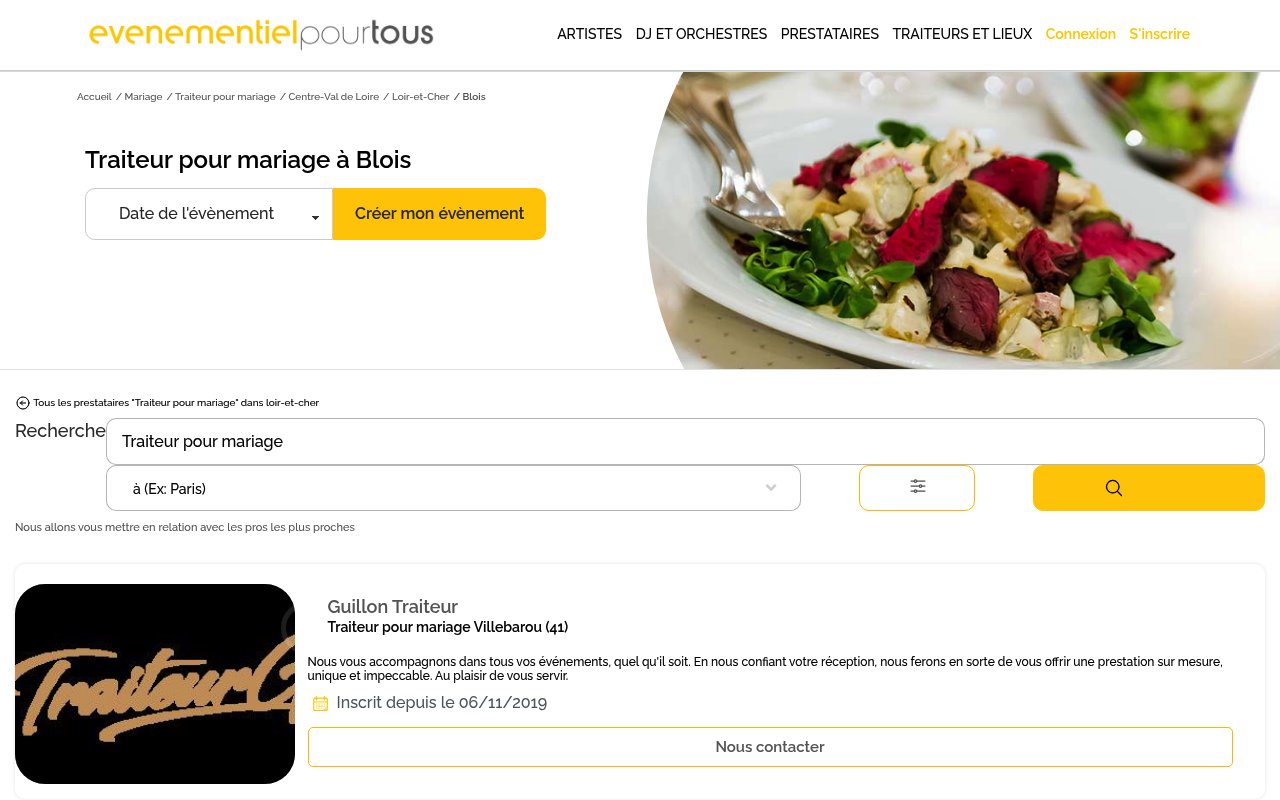 Apercu du site Fabien Diamy