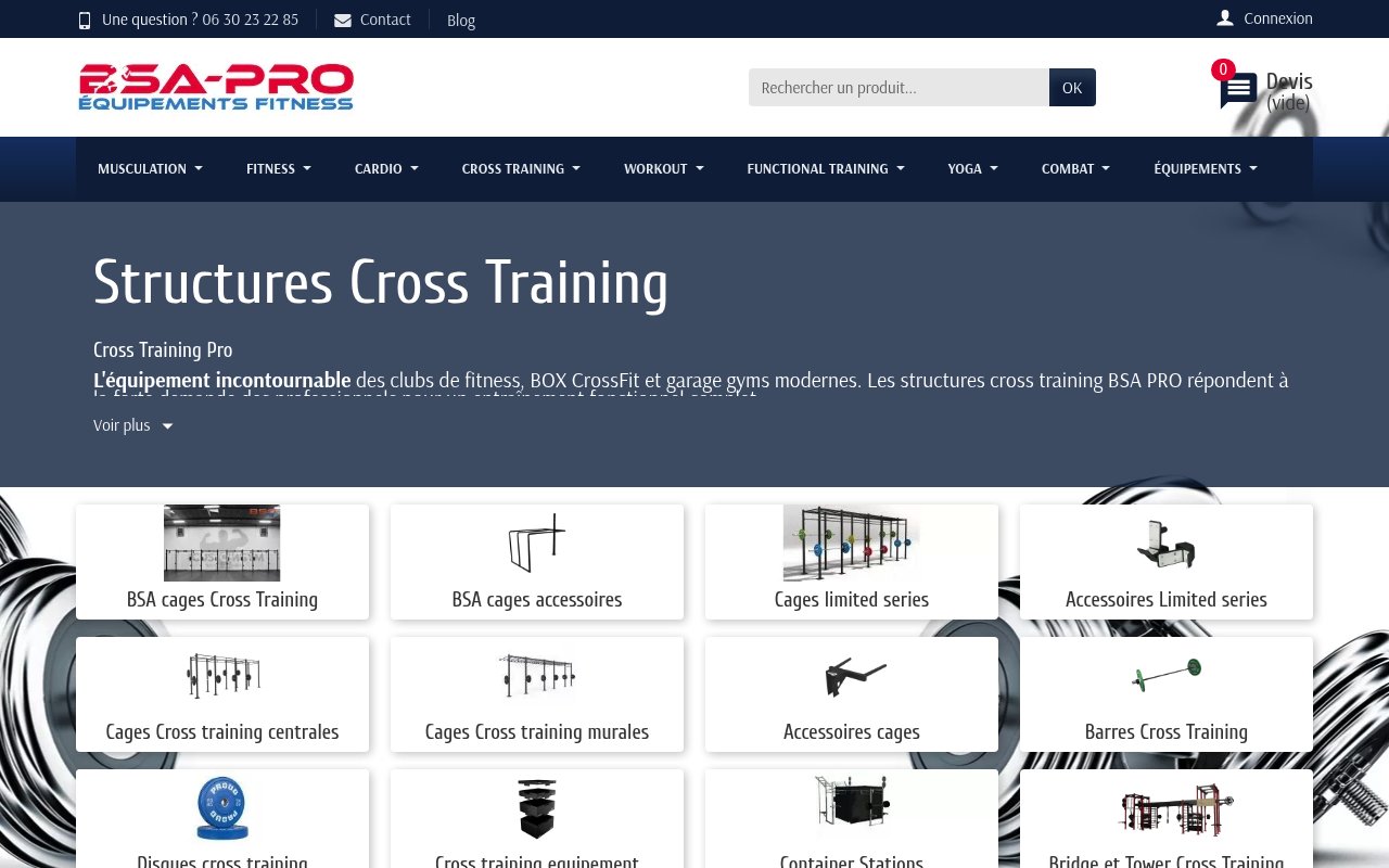 Apercu du site BSA PRO