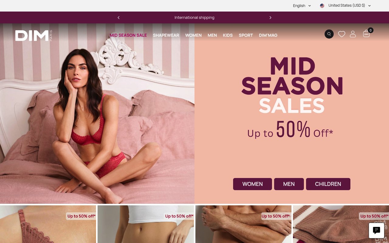 Apercu du site DIM