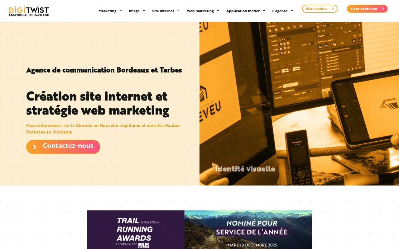 Apercu du site Digitwist