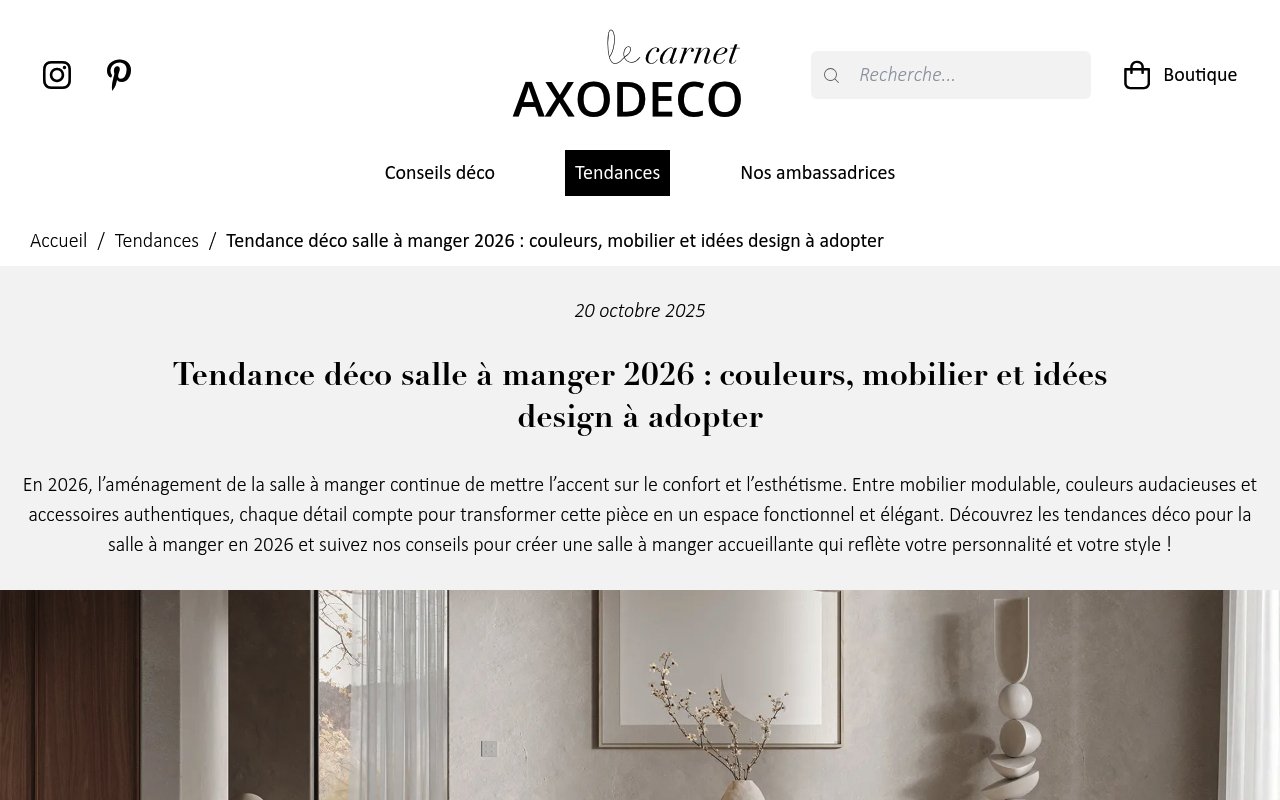 Apercu du site Axodeco