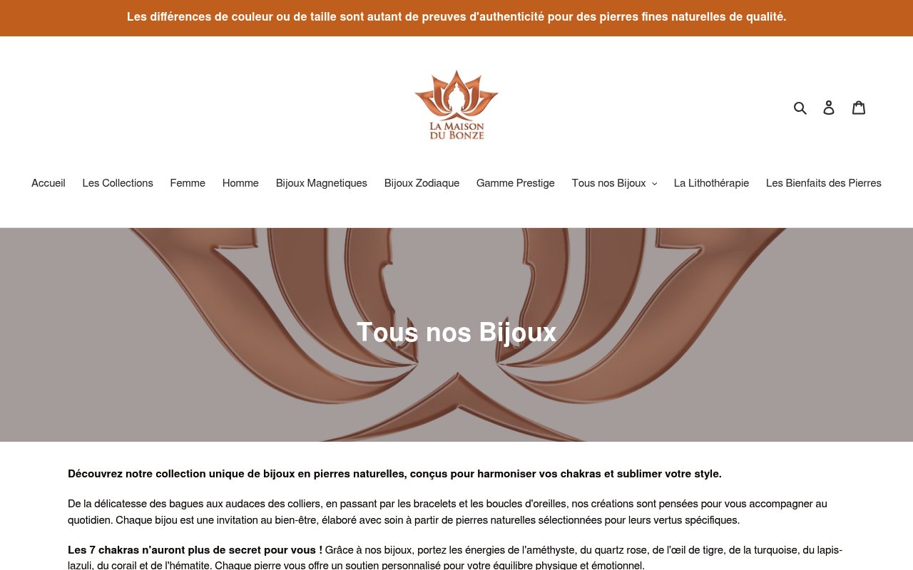 Apercu du site La Maison du Bonze