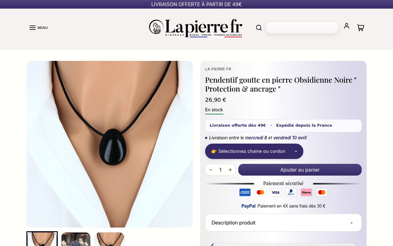 Apercu du site La Pierre FR