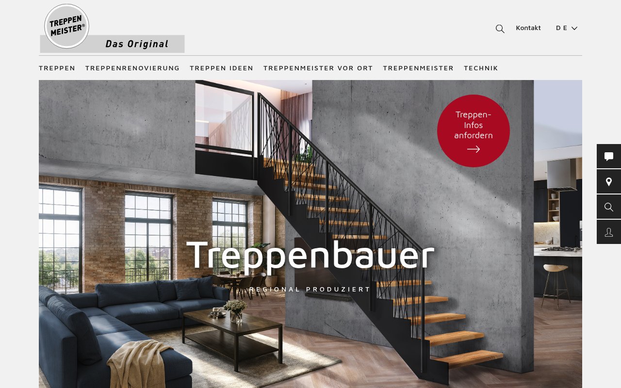 Apercu du site Treppenmeister (LCB Escaliers)