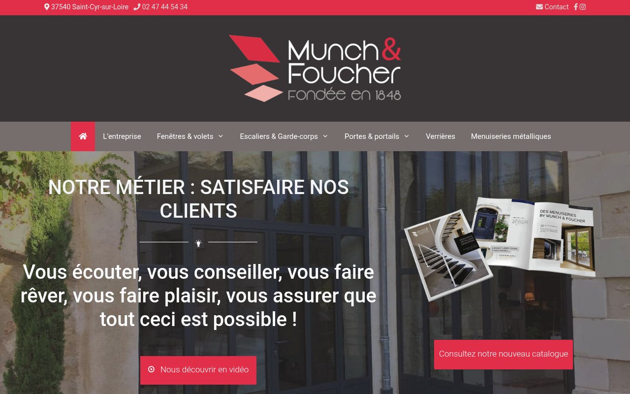 Apercu du site Münchet Foucher