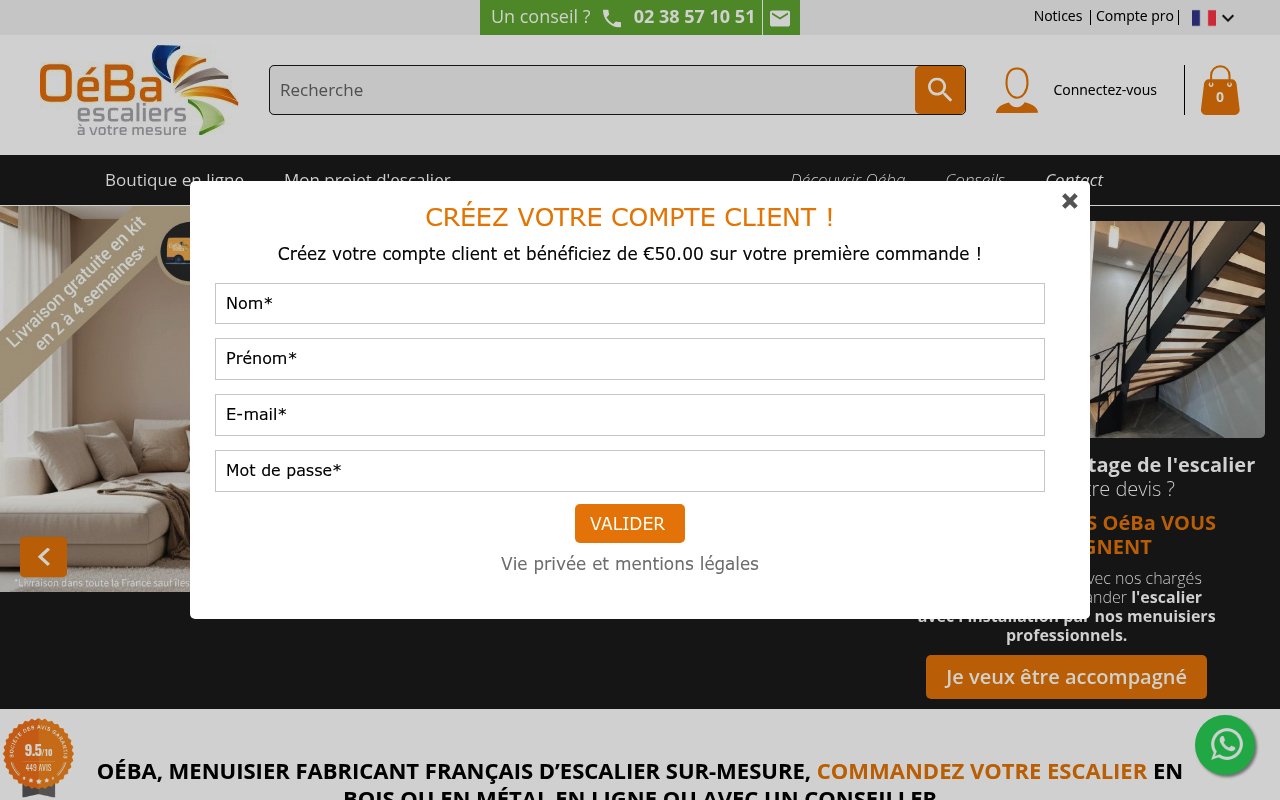 Apercu du site OéBa