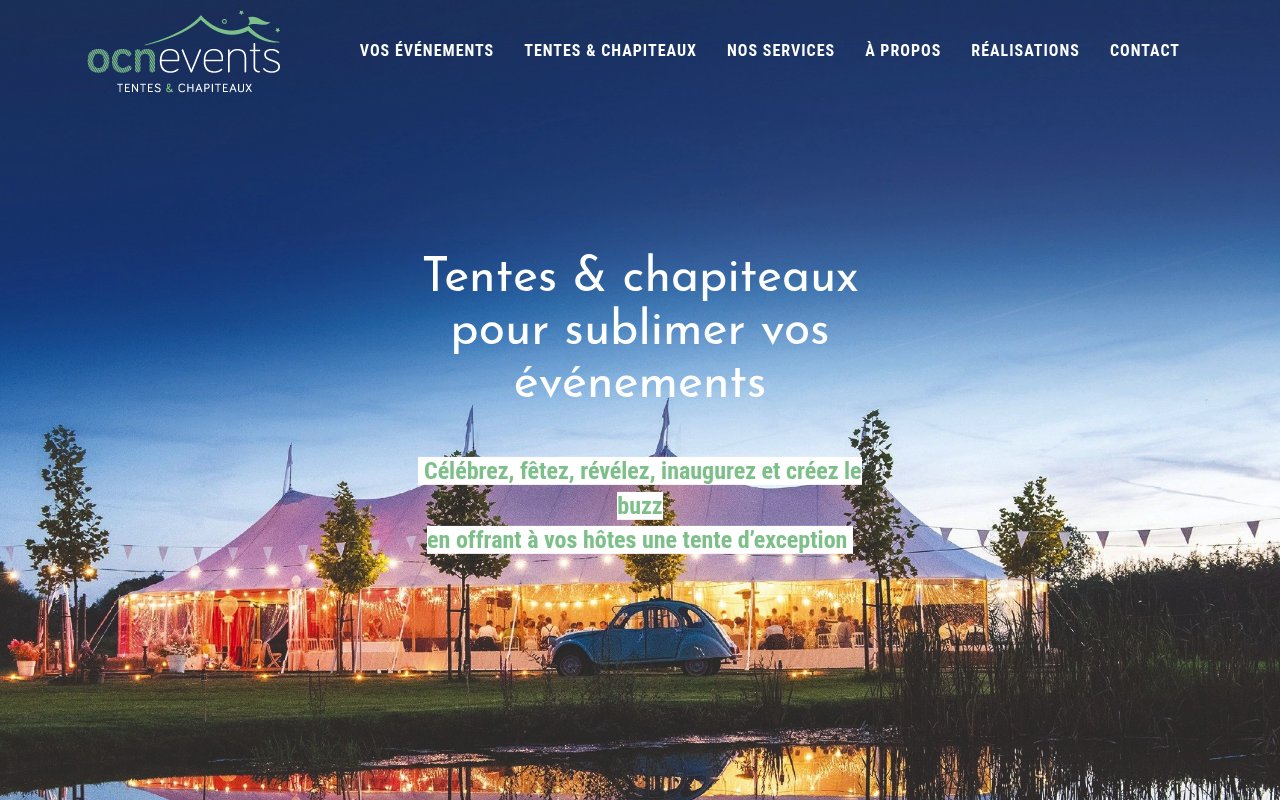Apercu du site OCN Events