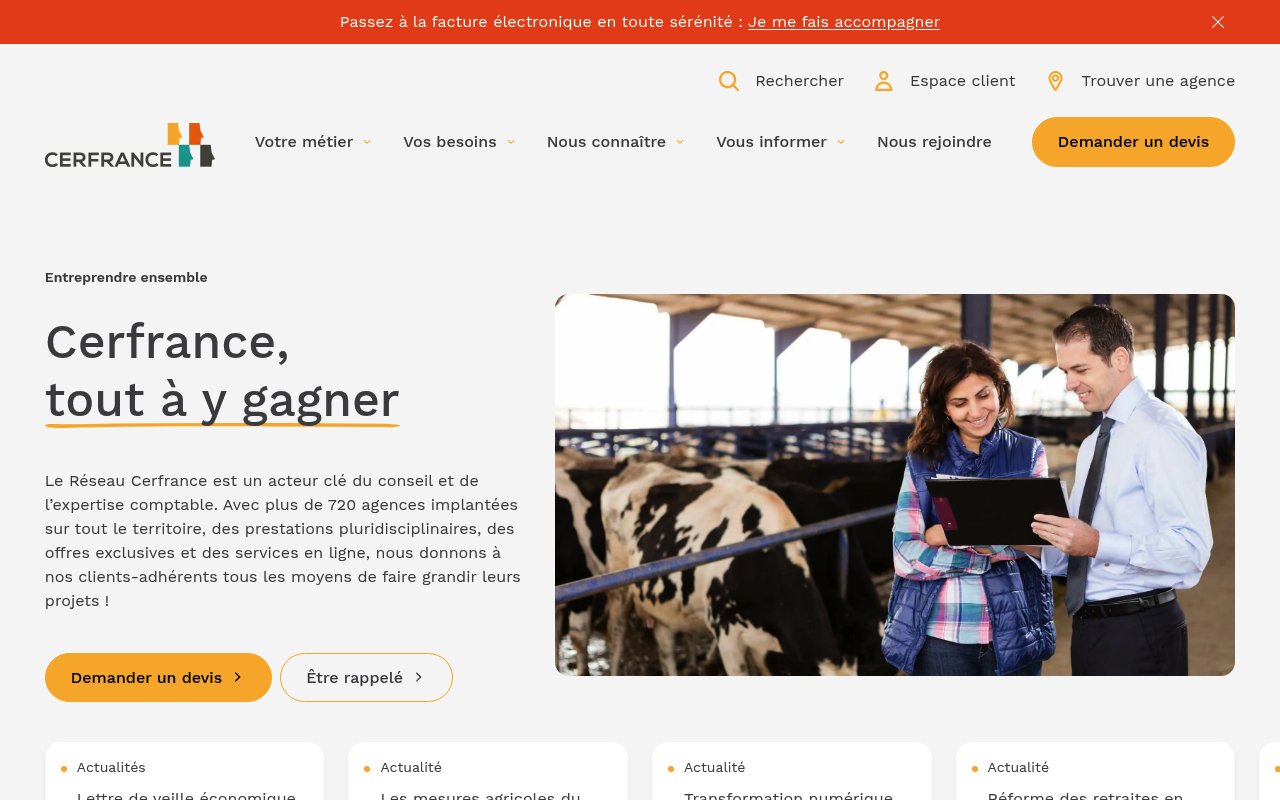 Apercu du site Cerfrance
