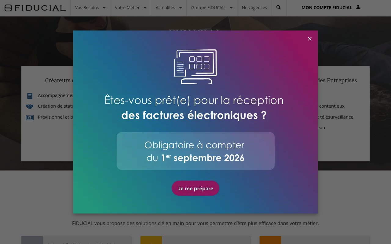 Apercu du site FIDUCIAL