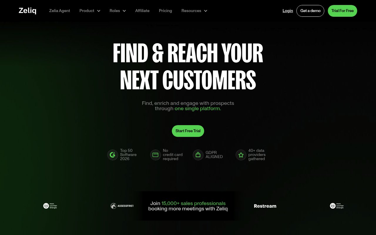 Apercu du site ZELIQ