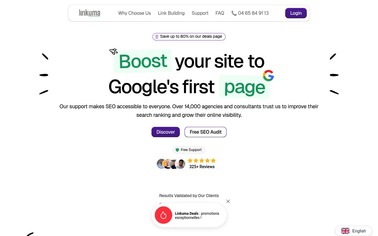 Apercu du site Linkuma