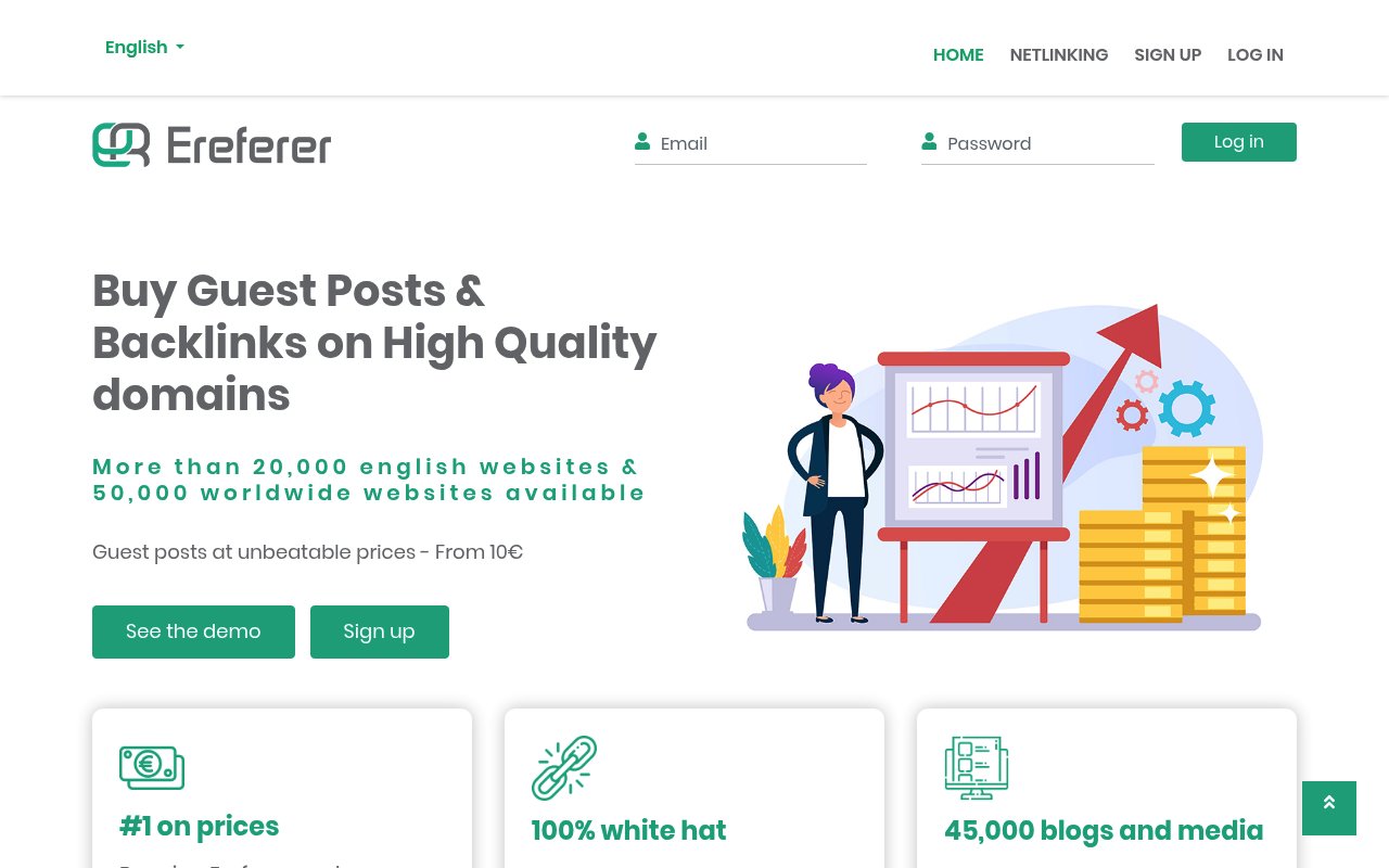 Apercu du site Ereferer