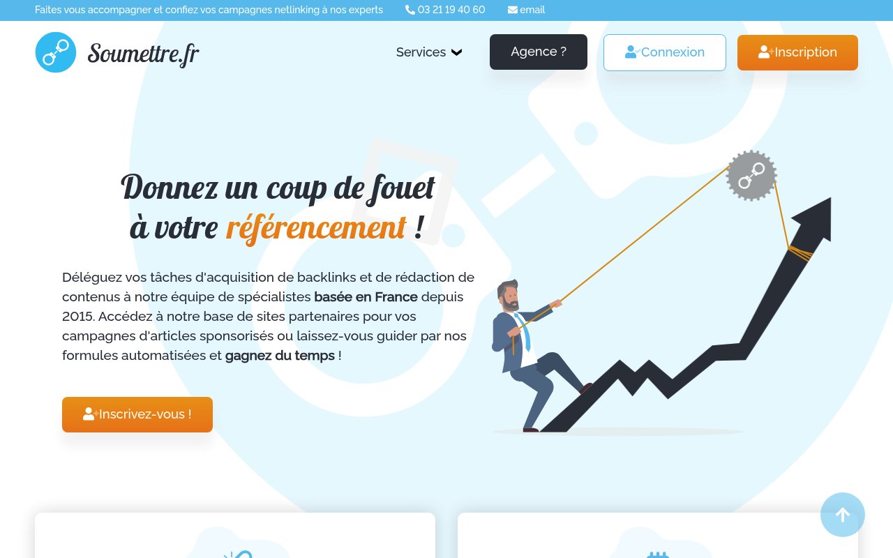Apercu du site Soumettre.fr