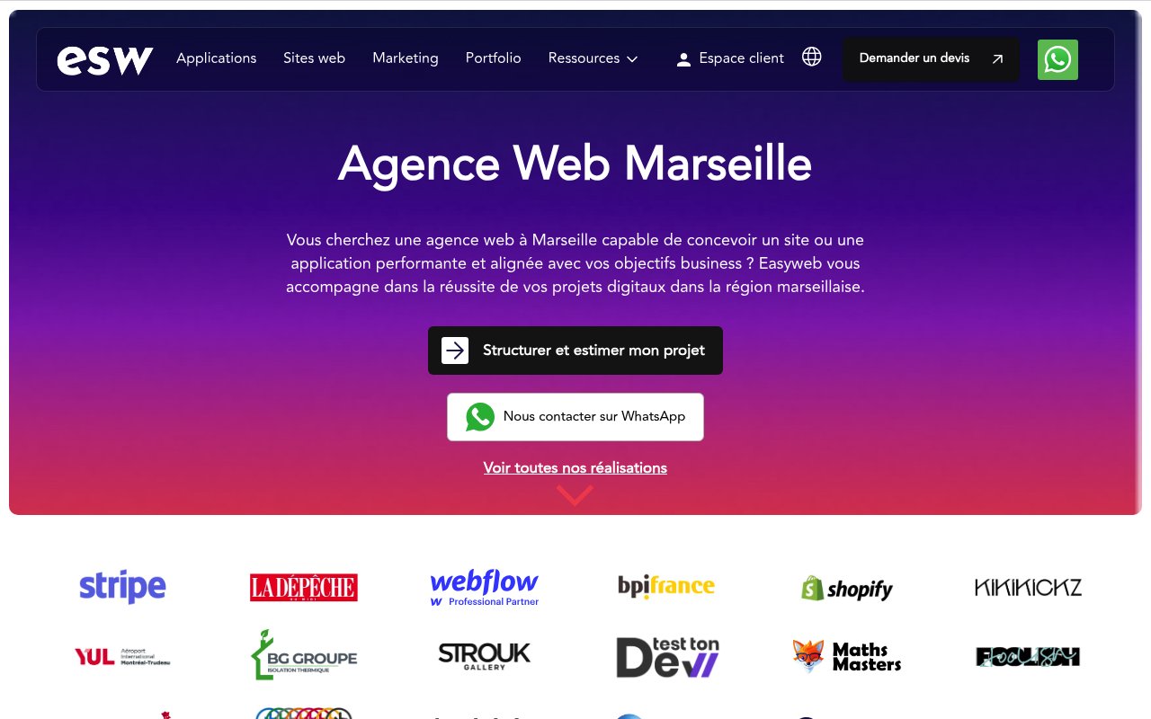 Apercu du site Easyweb