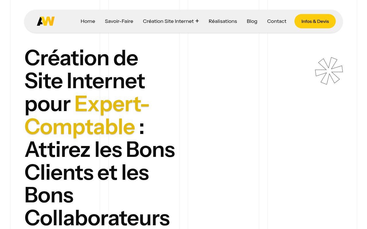 Apercu du site Alizée Web