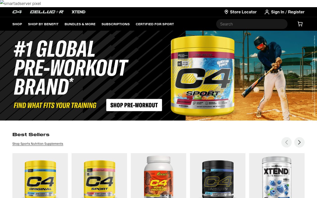 Apercu du site Cellucor (C4 Ripped)