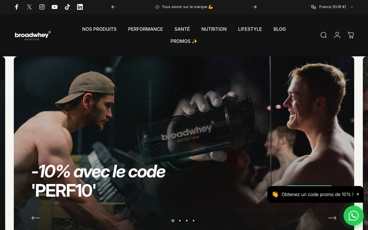 Apercu du site Broadwhey