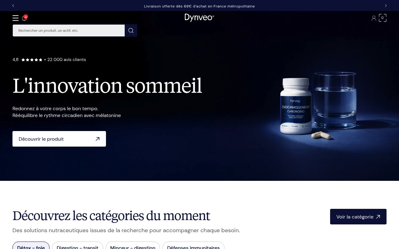 Apercu du site Dynveo