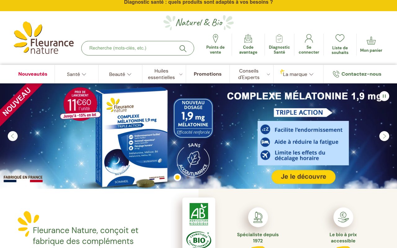 Apercu du site Fleurance Nature
