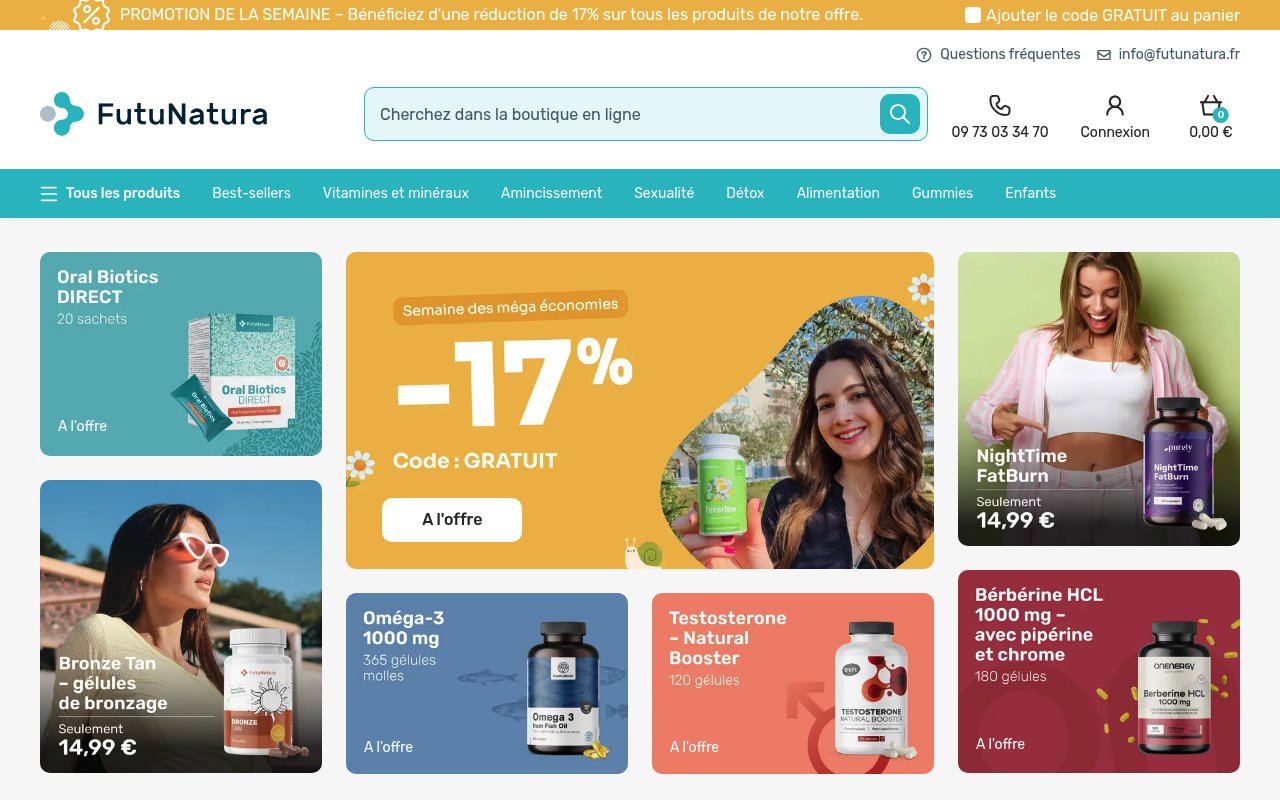 Apercu du site FutuNatura