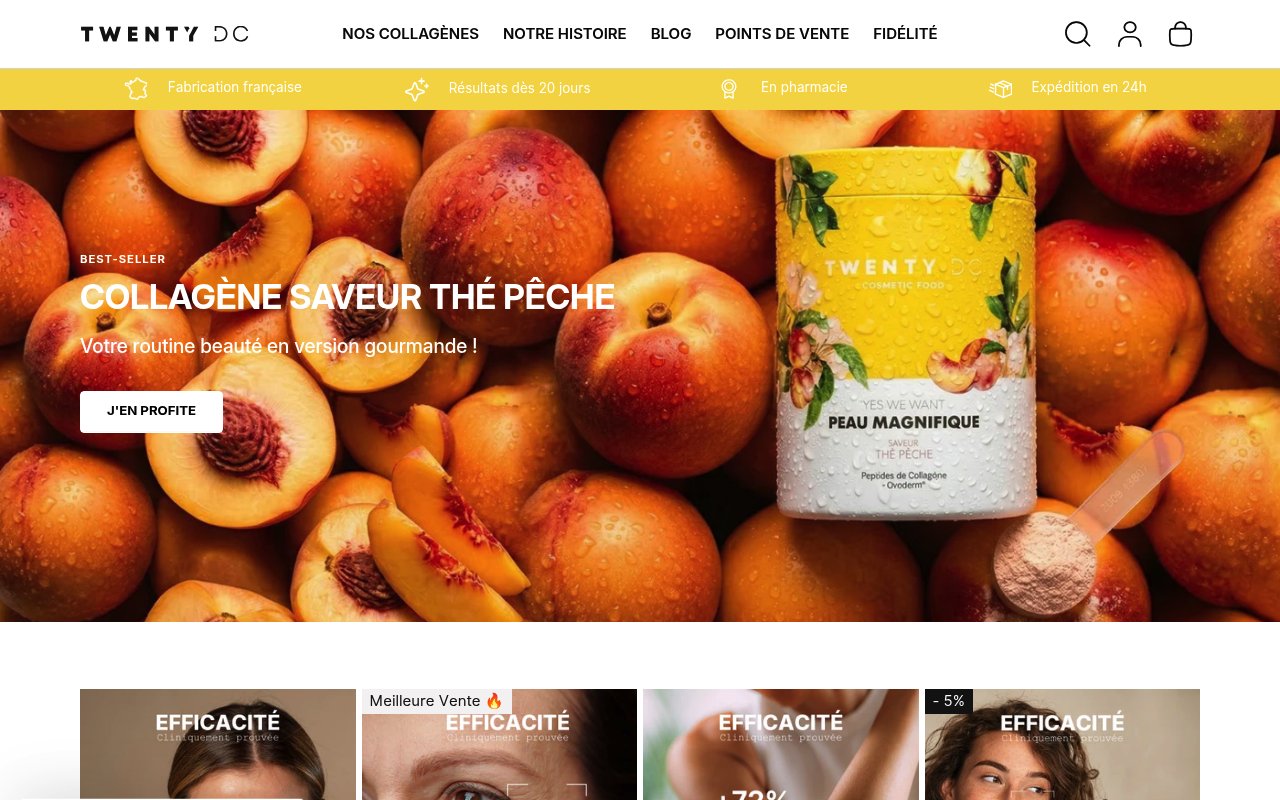 Apercu du site Twenty DC