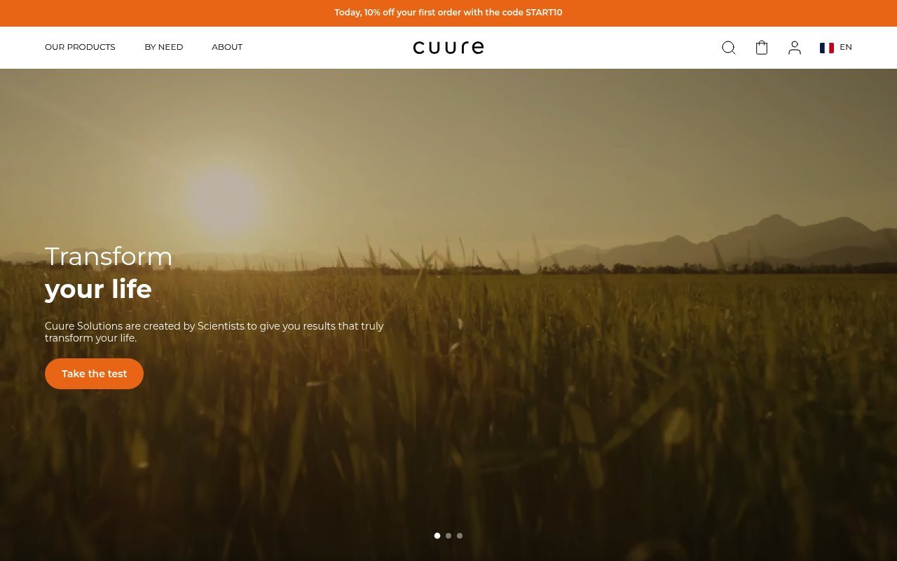 Apercu du site Cuure