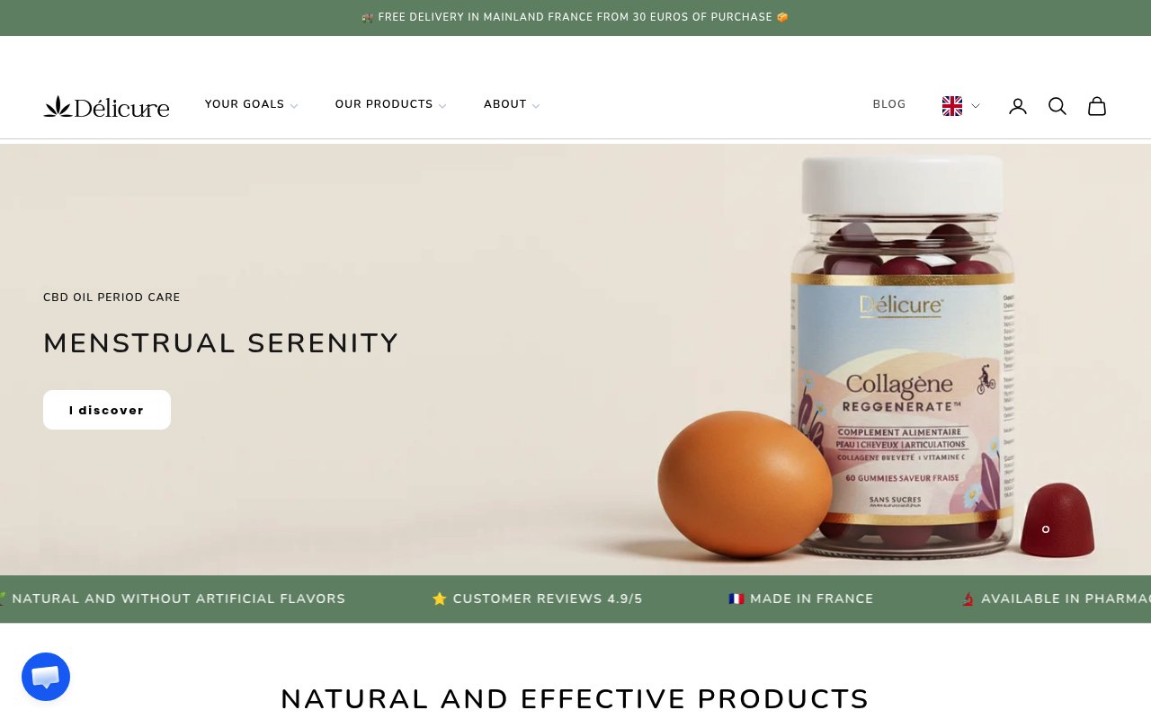 Apercu du site D&eacute;licure