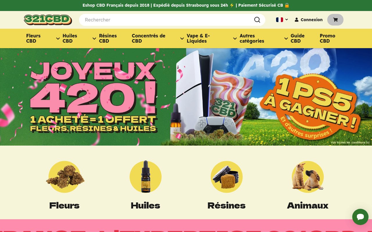 Apercu du site 321CBD