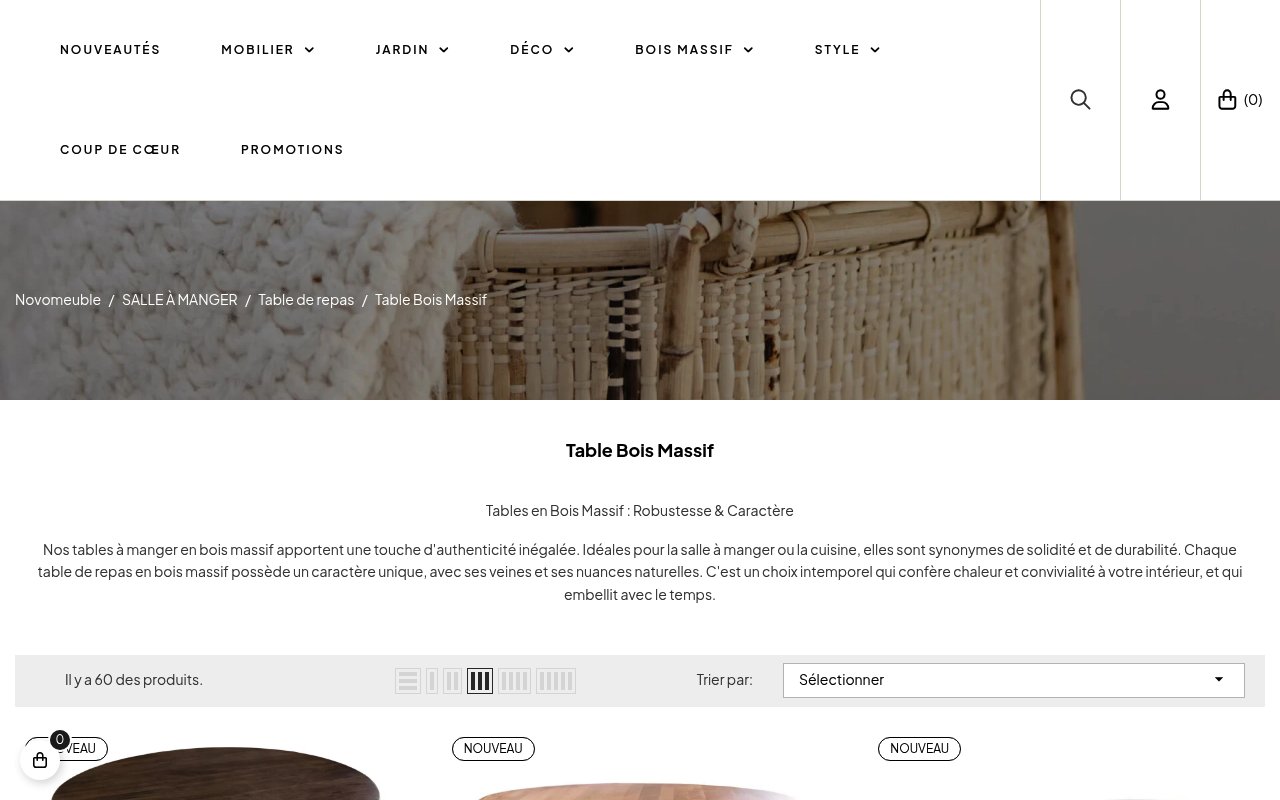 Apercu du site Novomeuble