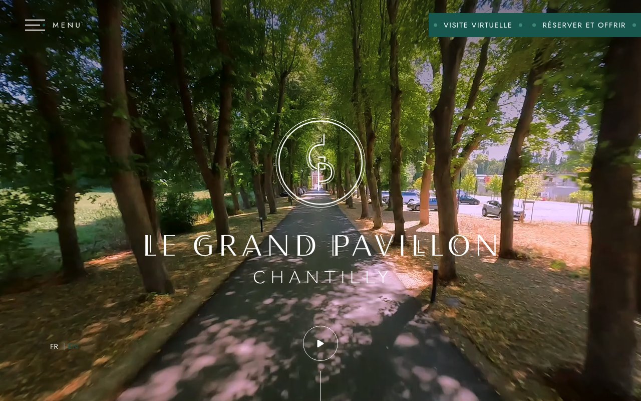 Apercu du site Le Grand Pavillon Chantilly