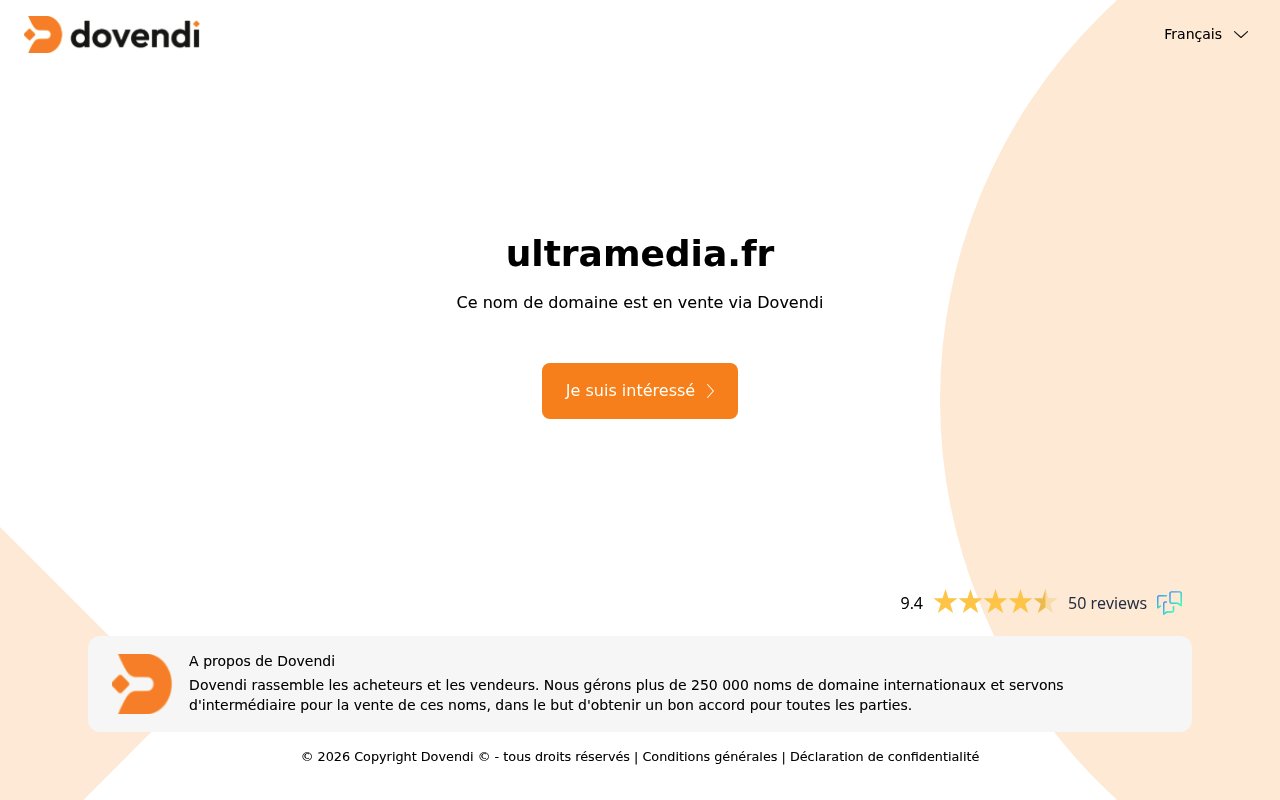 Apercu du site Ultramedia