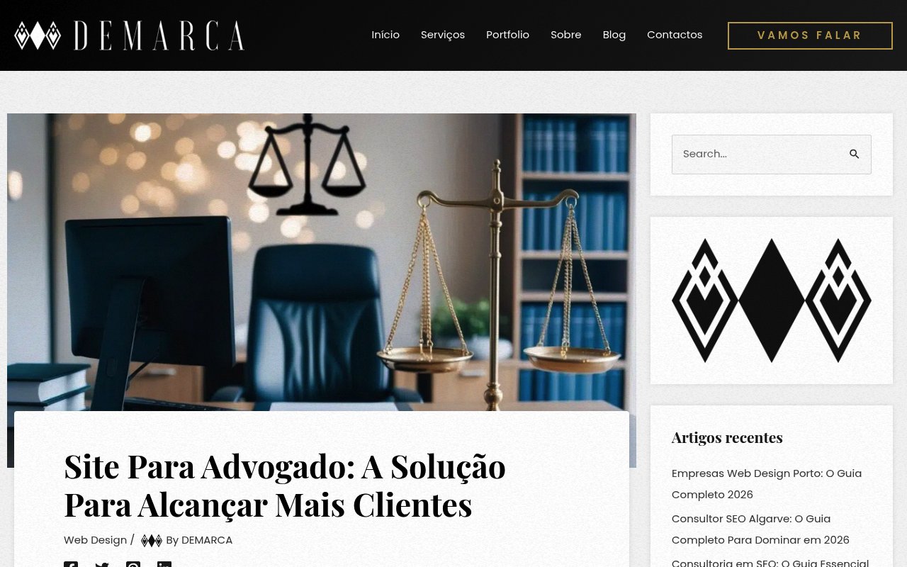 Apercu du site Design de Marca