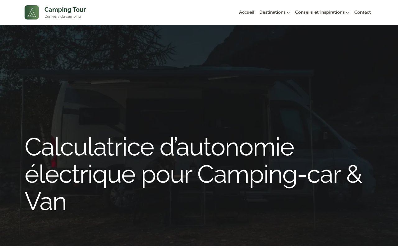 Apercu du site Camping-Tour