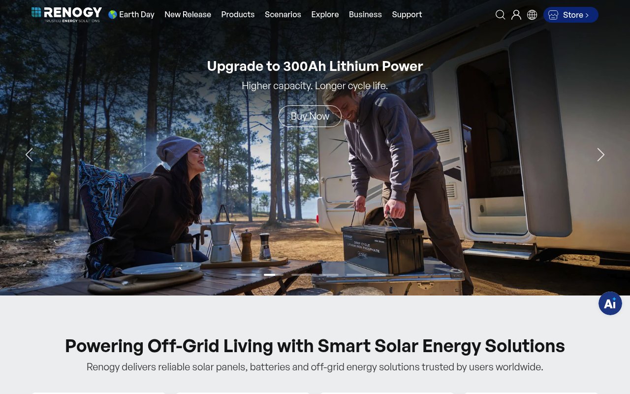 Apercu du site Renogy France