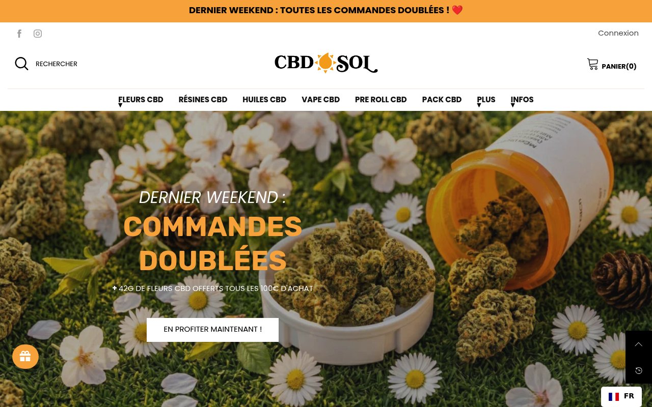 Apercu du site CBDSOL