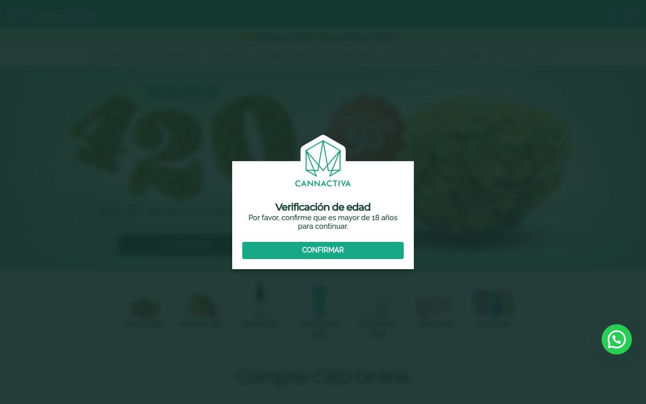 Apercu du site Cannactiva
