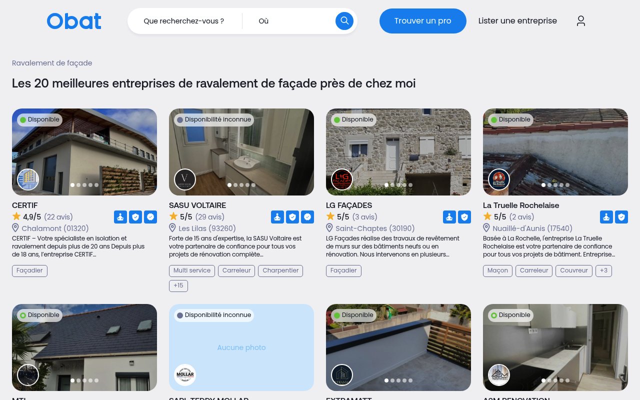 Apercu du site CERTIF