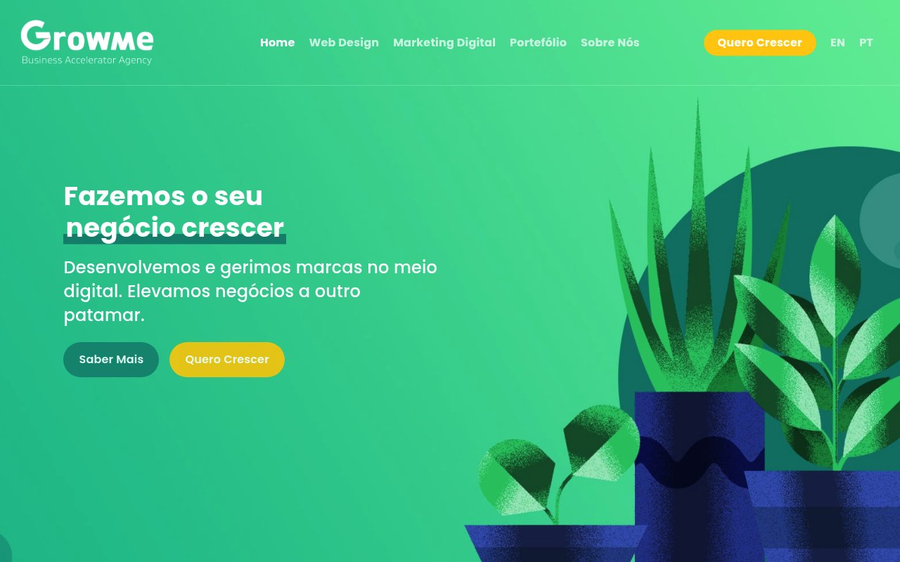 Apercu du site Growme Distrito Online