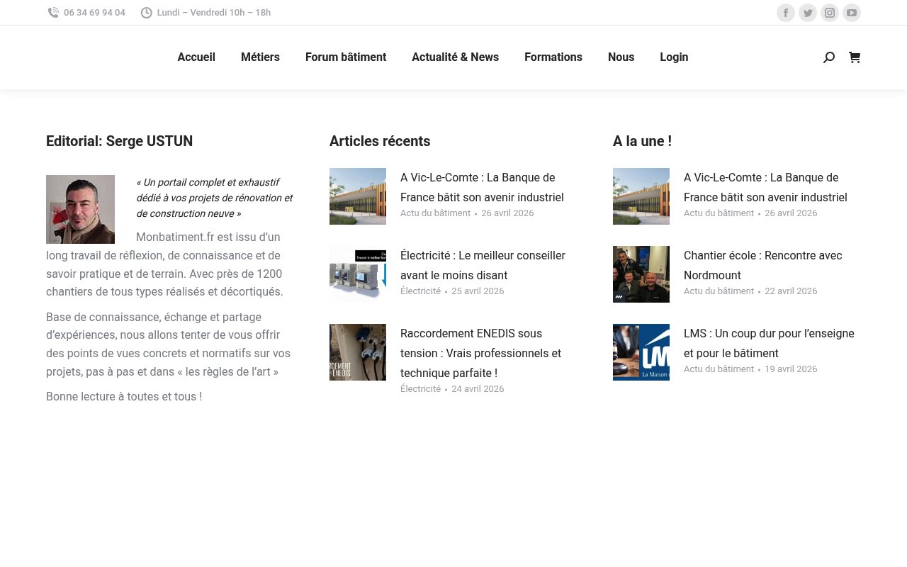 Apercu du site Mon Batiment