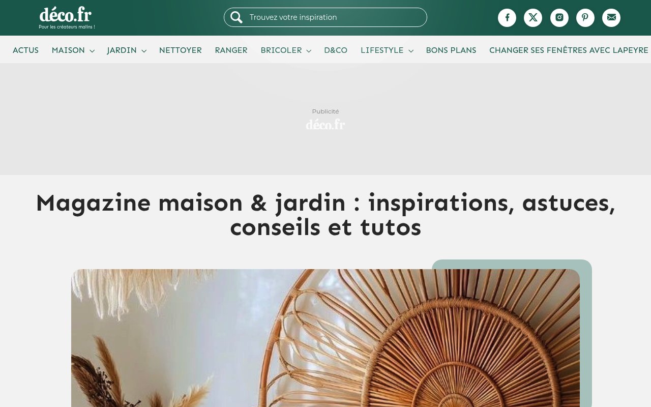 Apercu du site Deco.fr