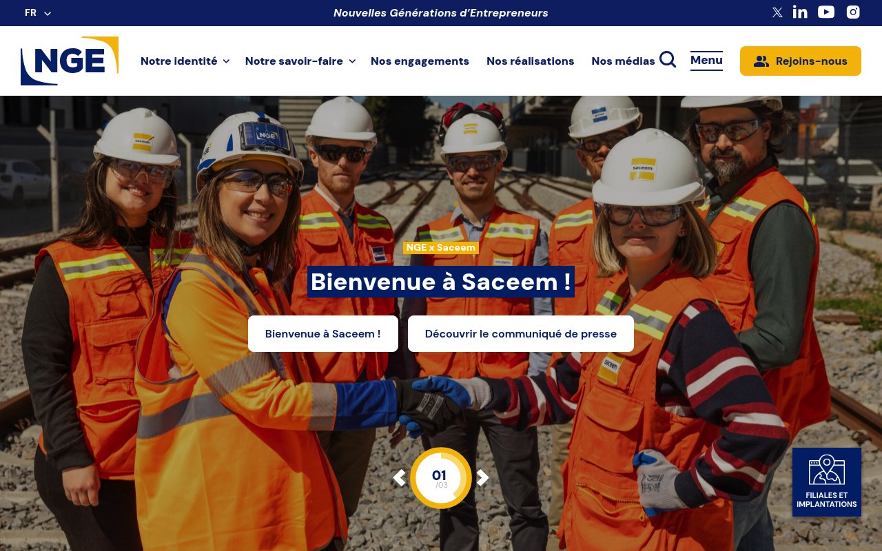 Apercu du site NGE