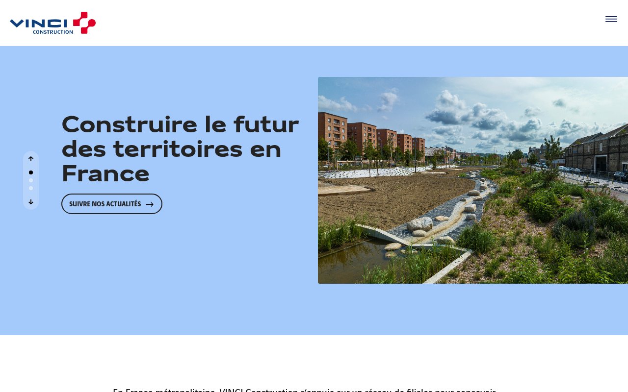 Apercu du site Vinci Construction
