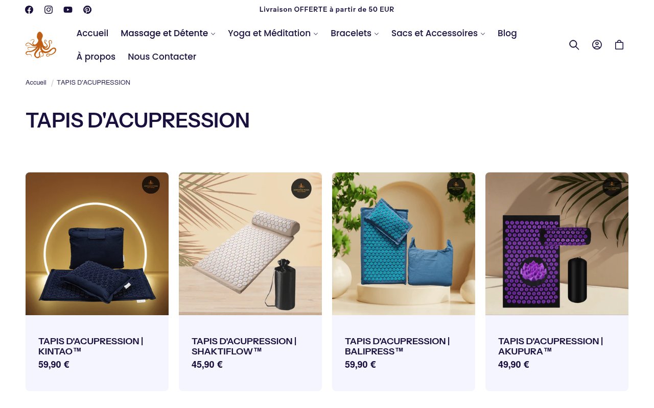 Apercu du site Zengshuiyoga
